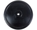 Gummierte 20 kg Tunturi Gewichtsscheibe 30 mm Schwarz