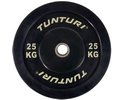 Tunturi Bumper Plate Hantelscheibe 50 mm 25 kg Schwarz