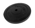 Tunturi Gusseisen 15 kg Gewichtscheibe 30 mm Schwarz