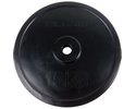Gummierte 15 kg Tunturi Gewichtsscheibe 30 mm Schwarz