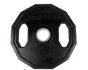 Tunturi 10 kg Hantelscheibe 50 mm, gummiüberzogen Schwarz