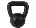 Tunturi Gusseisen Kettlebell mit Gummi Boden 12 kg Schwarz