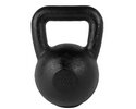 Tunturi Gusseisen Kettlebell mit Gummi Boden 20 kg Schwarz