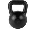 Tunturi Gusseisen Kettlebell mit Gummi Boden 24 kg Schwarz