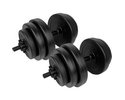Tunturi Vinyl Kurzhantelset 28 kg Schwarz