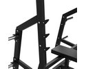 Tunturi Platinum Plate Loaded Horizonztal Bench Press Flachbank mit Halterung Schwarz