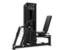 Tunturi Platinum Seated Leg Press / Beinpresse mit Gewichtsstapel Schwarz