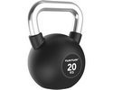 Tunturi Platinum Kettlebell mit Gummibeschichtung 20 kg Schwarz