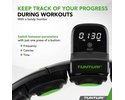 Tunturi Hula Hoop Ring mit Display Schwarz mit Grün