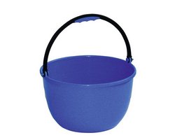 Eimer mit Henkel blau