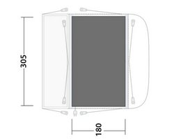 Outwell Footprint Park PowerAir/Parkville 200SA