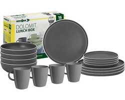 Geschirrset Dolomit Lunchbox 16- tlg