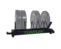 Tunturi Bumper Plate Carry Rack Ständer auf Rädern Schwarz