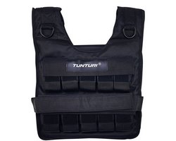 Tunturi Verstellbare Gewichtsweste Pro 20 kg Schwarz
