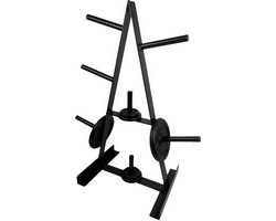 Tunturi Ständer für 30 mm und 50 mm Hantelscheiben Schwarz