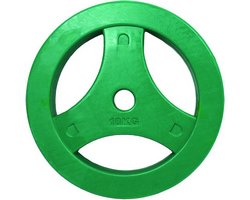 Tunturi Aerobic Disc Gewichtsscheiben 10 kg Einzeln Grün