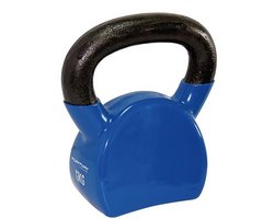 Tunturi Vinyl Gusseisen Kettlebell 12 kg Blau