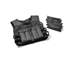 Tunturi Gewichtweste 15 kg verstellbar Grau