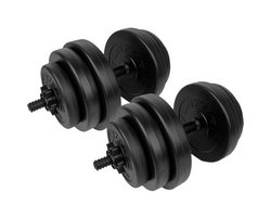 Tunturi Vinyl Kurzhantelset 28 kg Schwarz