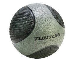 Tunturi PVC Medizin Ball 5 kg Schwarz mit Grau