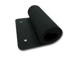 Professionelle Tunturi TPE Fitnessmatte 180 cm Schwarz