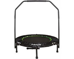 Tunturi Fitness Trampolin faltbar & verstellbar Schwarz