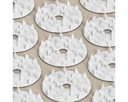 Tunturi Akupressurmatte Pro mit Kissen, div.Farben Beige
