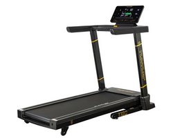 Tunturi T100 Centuri Performance Laufband klappbar Schwarz mit Gold