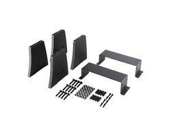 Fluid Rower Erhöhungs-Kit für Viking & Apollo Modelle, 20 cm Schwarz