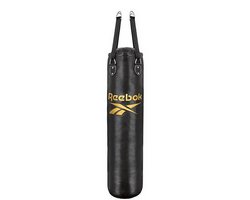 Reebok 4ft PU Boxsack 120 cm 20 kg Schwarz mit Gold