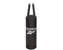 Reebok 3ft Nylon Boxsack 90 cm 18 kg Schwarz mit Weiss