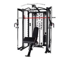 Inspire SCS Smith Cage System - inklusive Trainingsbank Schwarz