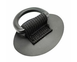 Nortik D-Ring Kunststoff mit kleinen ovalen Patch