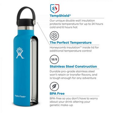 Hydro Flask 24 oz Standard Mouth Flasche 