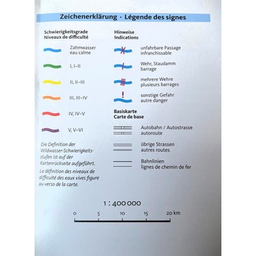 Gewässerkarte der Schweiz 