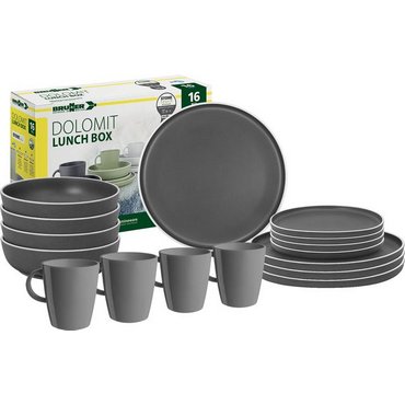 Geschirrset Dolomit Lunchbox 16- tlg 