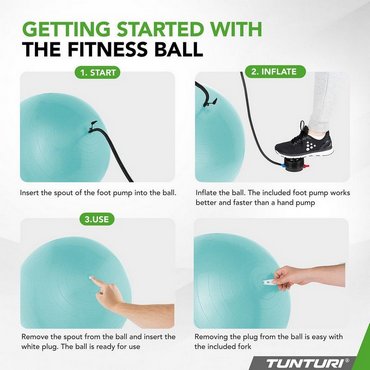 Tunturi Gymnastik Fitnessball 65 cm 