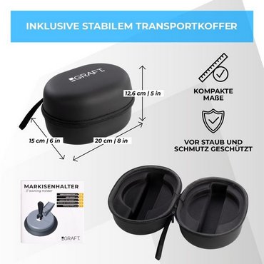 Saugnapf Markissenhalter 2 er Pack 