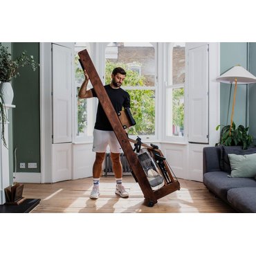 Waterrower Nussbaum mit Monitor 
