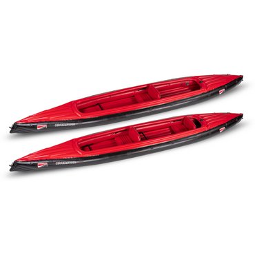 Grabner Riverstar Version 2026 <b>Immer die richtige Sitzposition </b><br>
<b>Alleine oder zu zweit </b><br>
<br>
Der RIVERSTAR lässt sich flexibel als 1-Personen- oder 2-Personen-Kajak nutzen.<br>
• Zu zweit: Sitze vorne und hinten <br>
• Alleine: Sitz mittig für optimale Balance und gerade Wasserlage <br>
• Sitze stufenlos an verschiedene Beinlängen anpassbar <br>
• Stemmbügel ebenfalls stufenlos verstellbar <br>
Durch die mittige Sitzposition liegt das Kajak auch beim Solo-Paddeln waagrecht im Wasser. Dadurch wird die gesamte Wasserlinie optimal genutzt.