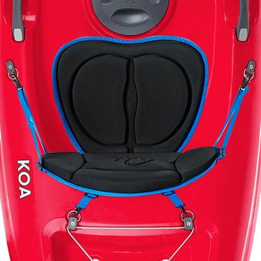 Islander Kayaks Koa Sport Anpassbare Deluxe Rückenlehne<br>
Ein bequemer und stützender Schaumstoffsitz mit hoher Rückenlehne. Für den Transport leicht abnehmbar und einfach einzustellen. Lässt sich an den D-Ring-Befestigungspunkten auf dem Deck deines Bootes einrasten.