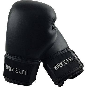 Bruce Lee Allround Boxing Glove Boxhandschuh Pro  Schwarz 12 OZ 