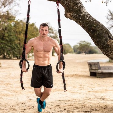 Tunturi Cross Training Set Schwarz mit Rot 