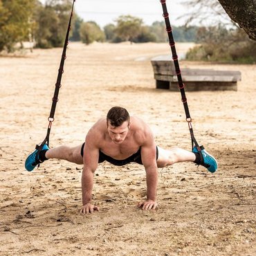 Tunturi Cross Training Set Schwarz mit Rot 