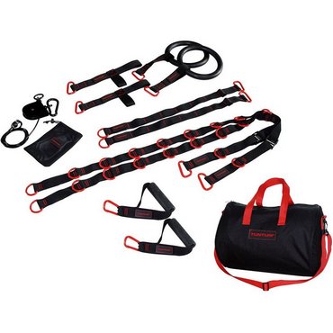 Tunturi Cross Training Set Schwarz mit Rot 