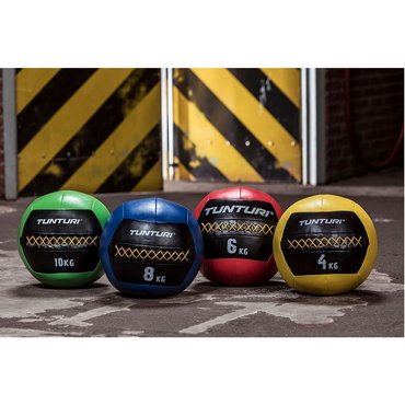 Tunturi Wall Balls Cross Training Wandbälle 4 kg Gelb 