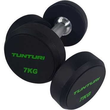 Tunturi Poly Urethan PRO PU Hantelset 2-12 kg Schwarz 