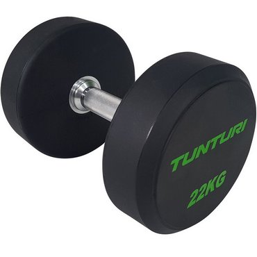 Tunturi Poly Urethan PRO PU Hantelset 14 - 32 kg Schwarz 