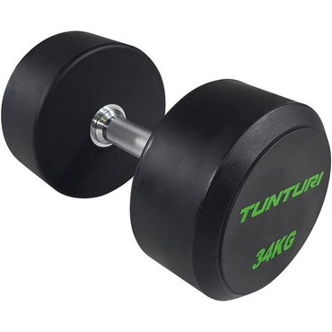 Tunturi Poly Urethan PRO PU Hanteln Set 34 - 42 kg Schwarz 