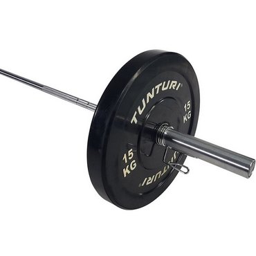 Tunturi Cross Training Olympische Hantelstange für Frauen 201 cm 15 kg Chrom 